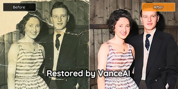 the homepage of VanceAI Photo Restorer